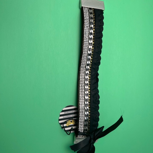 Sergio Feretti Chain Rhinestone Bracelet - Picture 6 of 7